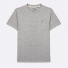 T-shirt Olonne Coloris : rayé beige et gris  Marque FAGUO en coton biologique