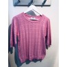 Pull en tricot manche courte modèle MONNI Marque B.YOUNG en Viscose Ecovero et coton biologique