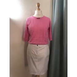 Pull en tricot manche courte modèle MONNI Marque B.YOUNG en Viscose Ecovero et coton biologique