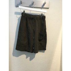 SHORT EN LIN SACHA KAKI