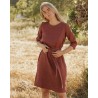 Soller robe en Lin couleur Prune marque MagicLinen