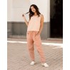 Ithaka Crop top débardeur en Lin couleur Pêche marque MagicLinen