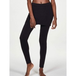 Legging avec jupette incluse pour la détente et le sport  Marque THOUGHT en Viscose de Bambou et Coton biologique