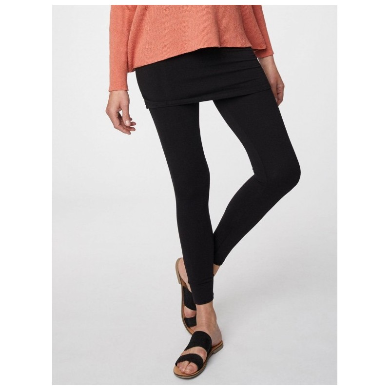 Legging avec jupette incluse pour la détente et le sport  Marque THOUGHT en Viscose de Bambou et Coton biologique