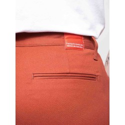 Chino Femme 263 flexdenim Camel Marque 1083 en coton bio et élasthanne