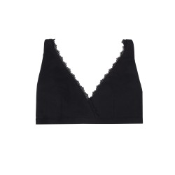 SOUTIEN GORGE LACE TRIM NOIR