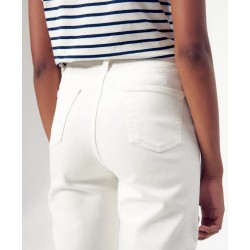 Jeans Mom Jeanne denim écru Marque Gentle Factory coton élasthanne
