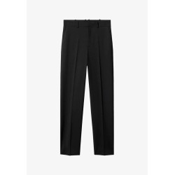Pantalon à plis en polyester viscose et élasthanne marque Adelina Fabriqué en Europe
