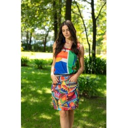 Jupe Arlete Marque MALOKA Couleur Multicolore