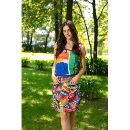 Jupe Arlete Marque MALOKA Couleur Multicolore