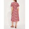 Robe midi modèle Bintou Marque La Fiancée en Viscose Ecovero