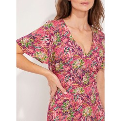 Robe midi modèle Bintou Marque La Fiancée en Viscose Ecovero
