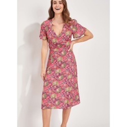 Robe midi modèle Bintou Marque La Fiancée en Viscose Ecovero