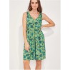 Robe midi modèle Yasa Marque La Fiancée en coton biologique