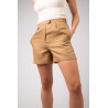 Short modèle Taza coloris camel Marque Zibi London en Lin