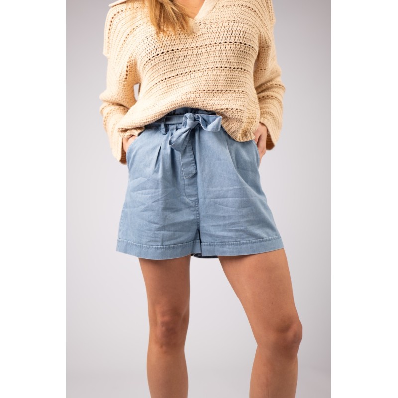 Short modèle Esvet coloris bleu ciel Marque Zibi London en Lyocell Short modèle Esvet coloris bleu ciel Marque Zibi London en Lyocell