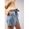 Short modèle Esvet coloris bleu ciel Marque Zibi London en Lyocell