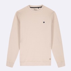 Sweat col rond en molleton Marque Faguo modèle Bussyen coton dont 8% recyclé et polyester dont 13% recyclé  Fabriqué au Portugal