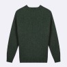 Pull col rond en laine majoritaire Modèle Frehel Marque Faguo en laine recyclée polyamide soie Fabriqué en France
