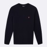 Pull col rond en laine majoritaire Modèle Marly Marque Faguo en laine et polyamide Fabriqué au Maroc