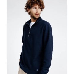 Sweat molleton gratté col camionneur modèle CHAD Gentle Factory en coton biologique