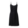 robe upwards thokkthokk noir imprime coton biologique