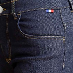 Jeans Anais confort bleu taille normale coupe droite fabriqué en France