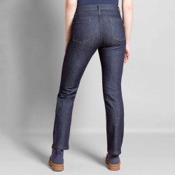 Jeans Anais confort bleu taille normale coupe droite fabriqué en France