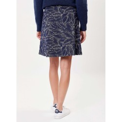 Jupe maille jacquard modèle "Sigrun" forme trapèze  Marque La Fiancée