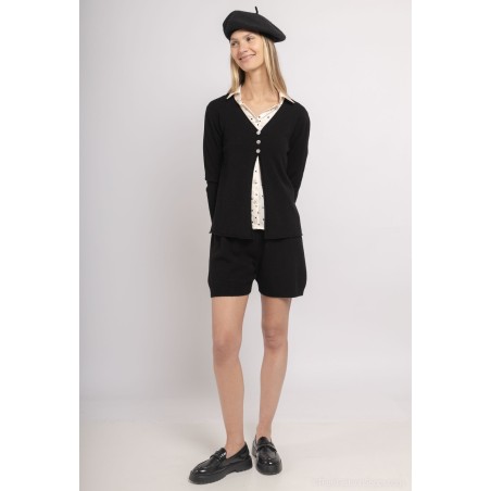 Gilet en maille ultra fine fabriqué en Italie