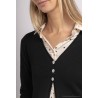 Gilet en maille ultra fine fabriqué en Italie