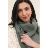 Foulard carré imprimé géométrique rond Viscose