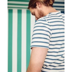 T-shirt marinière modèle Maé Marque LEMAHIEU en coton bio