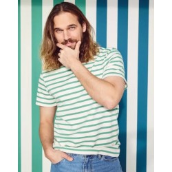 T-shirt marinière modèle Maé Marque LEMAHIEU en coton bio