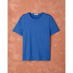 T-shirt modèle col rond Alin Marque LEMAHIEU en Lin