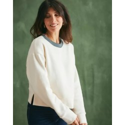Sweat molleton femme modèle Romy Marque LEMAHIEU en coton bio