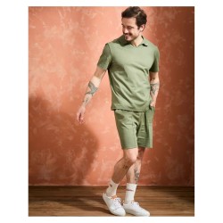 Polo modèle Lucien Marque LEMAHIEU en Lin et Coton