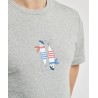 T-shirt Baptiste imprimé Poissons GENTLE FACTORY en coton biologique