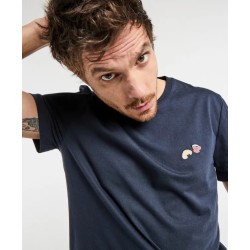 T-shirt Baptiste broderie Café croissants GENTLE FACTORY en coton biologique