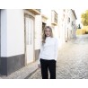 Pull fin col montant