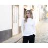 Pull fin col montant