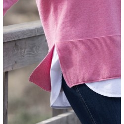 Pull droit Oversize col boule