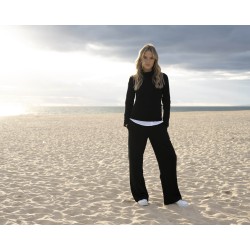 PANTALON NOIR PLI DEVANT