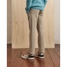 Chino droit modèle Brix Marque FAGUO en coton biologique et coton recyclé