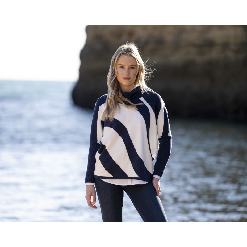 Pull Oversize Col boule Pull Oversize Col boule