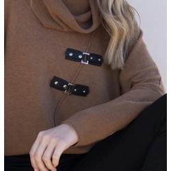 Pull Oversize patte brandebourg