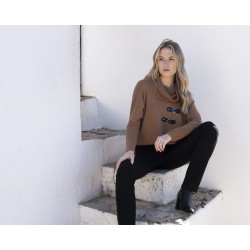 Pull Oversize patte brandebourg