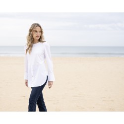 Fausse chemise en coton et viscose