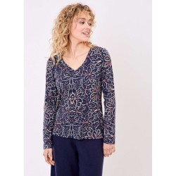 T-Shirt manche longue modèle Vanpur Marque La Fiancée en coton biologique