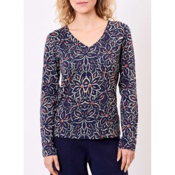 T-Shirt manche longue modèle Vanpur Marque La Fiancée en coton biologique
